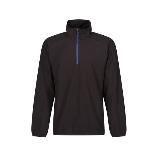 Regatta Heren Navigate Half Zip Fleece (Zwart/Nieuw Royal) - Image 1