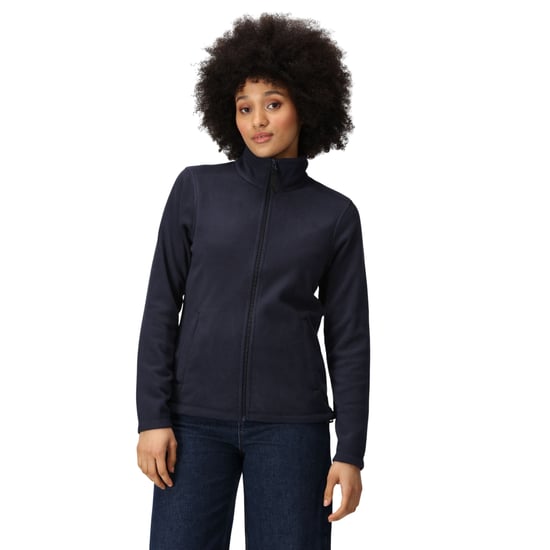 Regatta Dames/Dames Micro Full Zip Fleecejack (Donkere marine) - Image 3