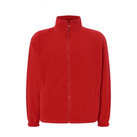 JHK Heren fleecevest met volledige rits (Rood) - Image 1
