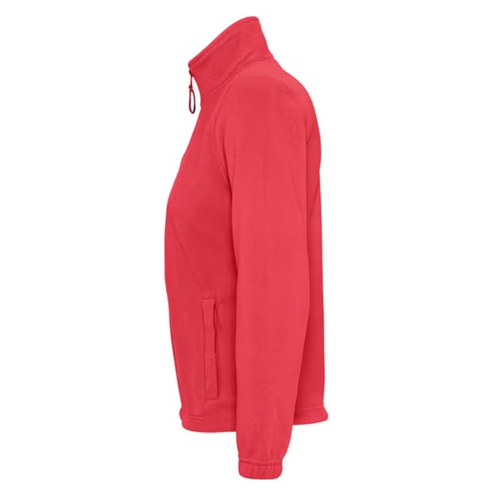 SOLS Womens/Ladies North Fleece Jacket (Red) - Image 3