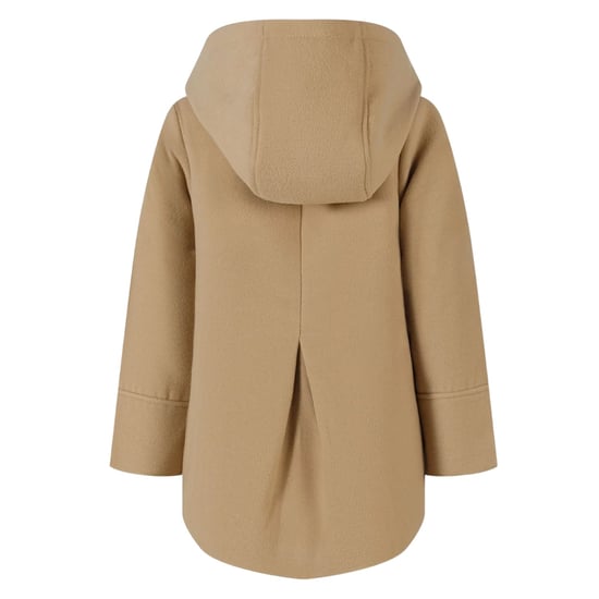 Minoti Effen gewatteerde jas voor meisjes (Beige) - Image 2