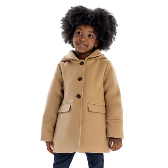 Minoti Effen gewatteerde jas voor meisjes (Beige) - Image 5