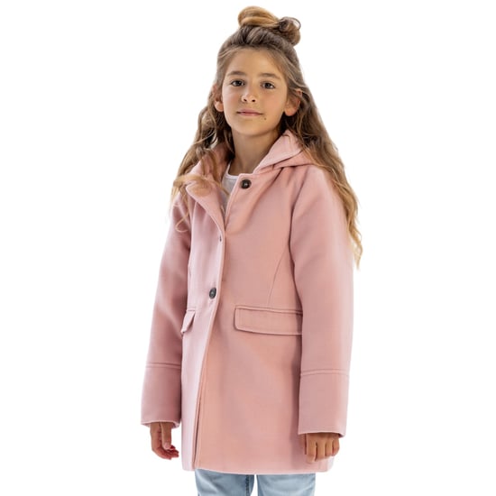 Minoti Effen gewatteerde jas voor meisjes (Roze) - Image 5