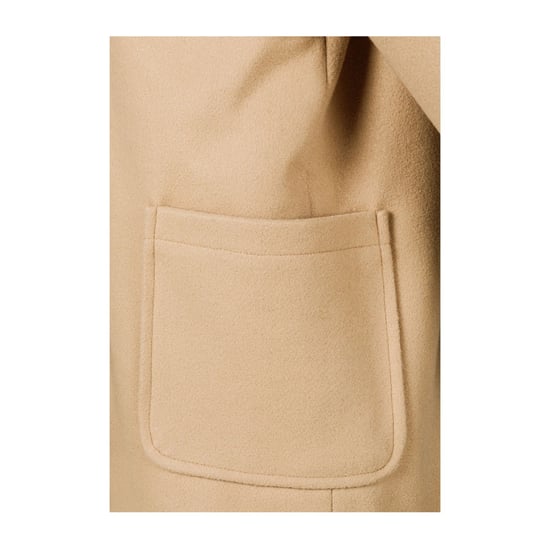 Minoti Korte winterjas met knoopsluiting voor meisjes (Beige) - Image 3
