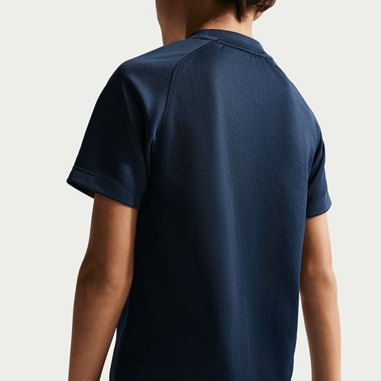 Kids Park Dri-fit T Shirt Jersey in Navy - Image 3