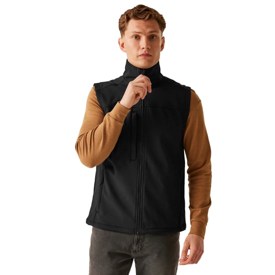 Regatta Flux Softshell Gilet för herrar (Svart) - Image 4