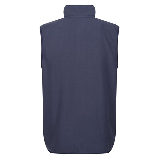 Regatta Heren Navigate Fleece Gilet (Marine/Seal Grijs) - Image 2