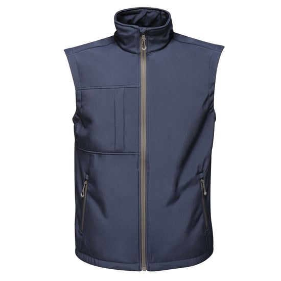 Regatta Heren Octagon II bedrukbaar gilet (Marine/Seal Grijs) - Image 1