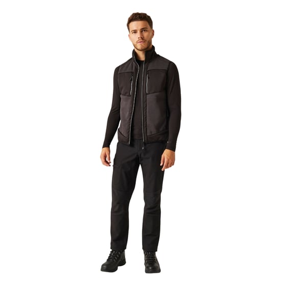Regatta E-Volve Stretch Hybride Bodywarmer Heren (As/Zwart) - Image 3