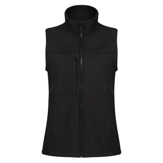 Regatta Dames/Dames Flux Softshell Gilet (Zwart) - Image 1