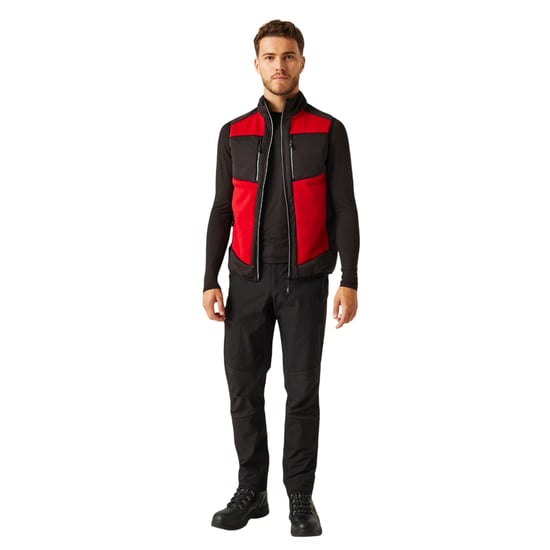 Regatta E-Volve Stretch Hybride Bodywarmer Heren (Klassiek rood/zwart) - Image 3