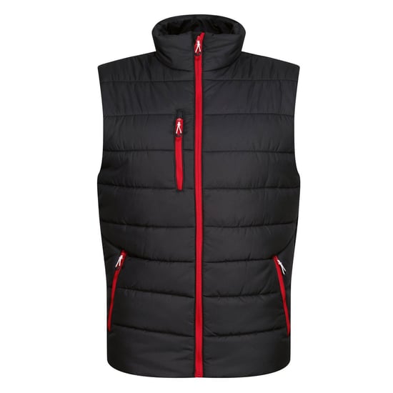 Regatta Heren Navigate Thermisch Gilet (Zwart/Klassiek Rood) - Image 1