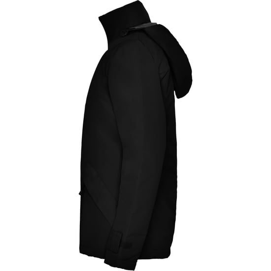Roly Dames/Dames Europa Slim Parka (Zwart) - Image 3