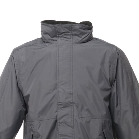 Regatta Unisex vuxen Dover Bomberjacka (Seal Grey/Svart) - Image 2