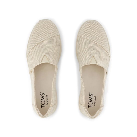 Toms Alpargata Plus Womens Espadrille Shoes Gold - Image 2