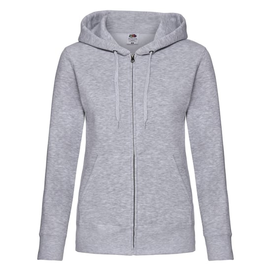 Fruit of the Loom Dames/Dames Premium Sweatjack met kap Lady Fit (Heide Grijs) - Image 1