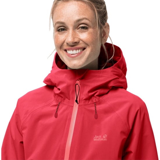 Jack Wolfskin Dames/Dames Highest Peak 3L Jas (Rood) - Image 3
