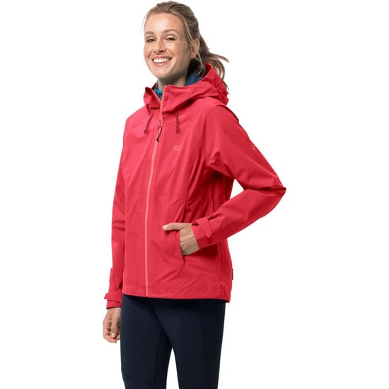 Jack Wolfskin Dames/Dames Highest Peak 3L Jas (Rood) - Image 4