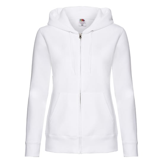 Fruit of the Loom Dames/Dames Premium Sweatjack met kap Lady Fit (Wit) - Image 1