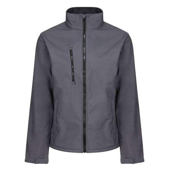 Regatta Heren Ablaze Softshell 3 Layer Soft Shell Jas (Afdichting Grijs/Zwart) - Image 1