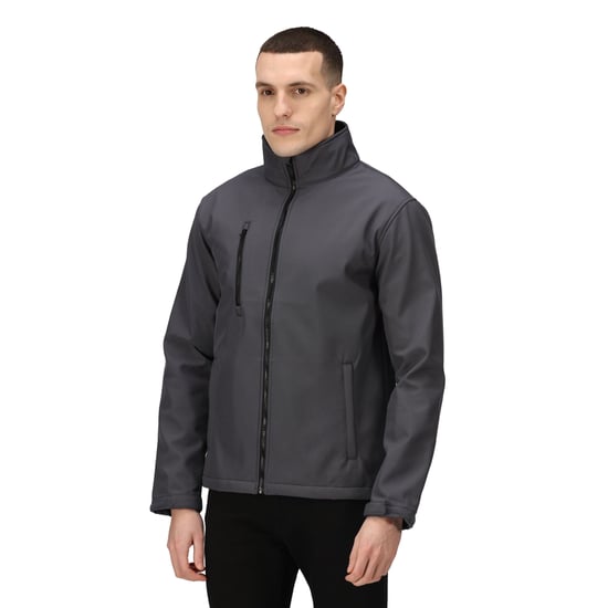 Regatta Heren Ablaze Softshell 3 Layer Soft Shell Jas (Afdichting Grijs/Zwart) - Image 4