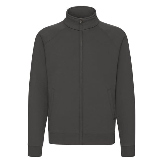 Fruit of the Loom Mens Premium Sweat Jacket (Light Graphite) - Image 1