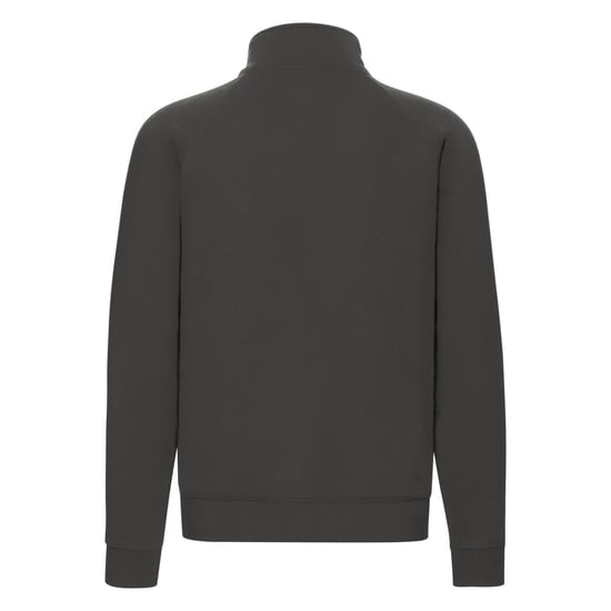 Fruit of the Loom Mens Premium Sweat Jacket (Light Graphite) - Image 2