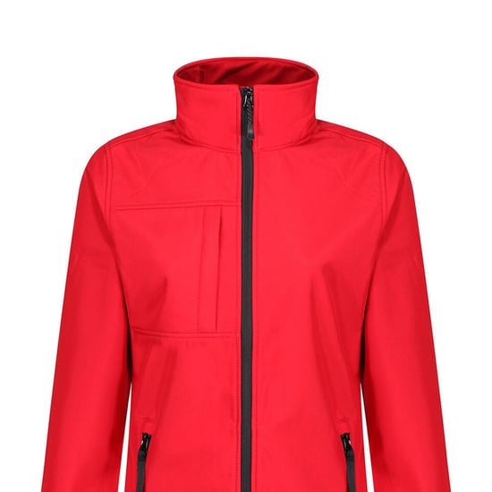 Regatta Dames/Dames Octagon II Zachte Shell Jas (Klassiek rood/zwart) - Image 2
