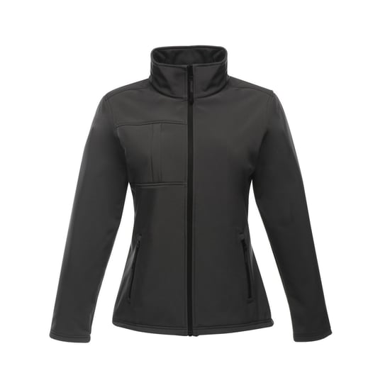 Regatta Womens/Ladies Octagon II Soft Shell Jacket (Seal Grey/Black) - Image 1