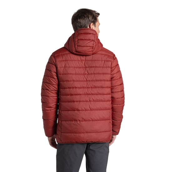 Craghoppers Mens Compresslite IX Hooded Padded Jacket (Red Jasper) - Image 2