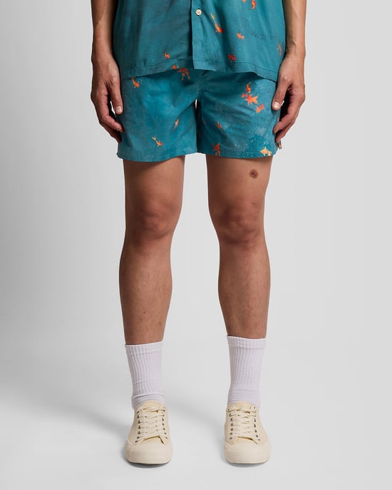Guldhamsterrandiga Badshorts - Image 2