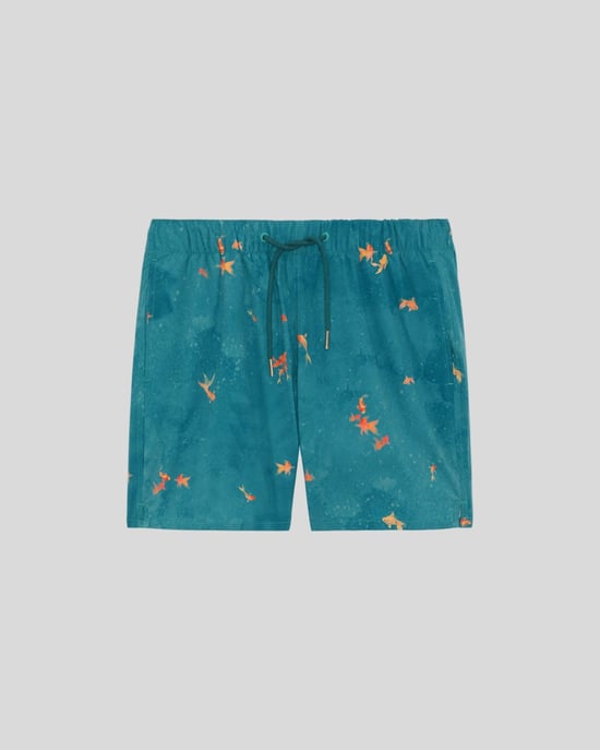 Guldhamsterrandiga Badshorts - Image 5