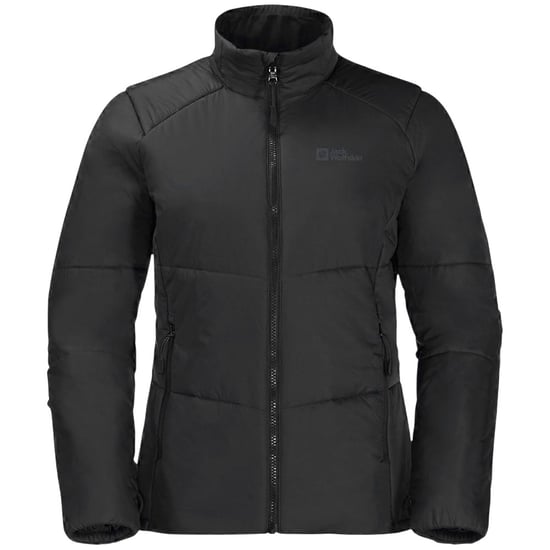 Jack Wolfskin Dames/Dames Bergland INS gewatteerd jack (Zwart) - Image 1
