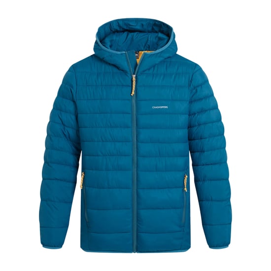 Craghoppers Heren Compresslite IX Gewatteerd jack met capuchon (Kustblauw) - Image 1
