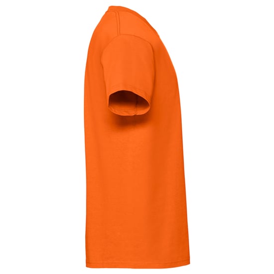 Fruit of the Loom Unisex Adult Iconic 195 T-Shirt (Orange) - Image 3