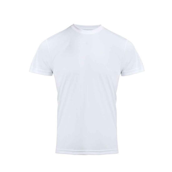 Premier Unisex Coolchecker Mesh rug T-shirt voor chef-koks voor volwassenen (Wit) - Image 1