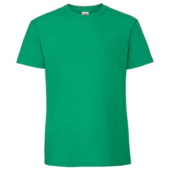 Fruit of the Loom Unisex volwassen iconisch 195 T-shirt (Kelly Groen) - Image 1