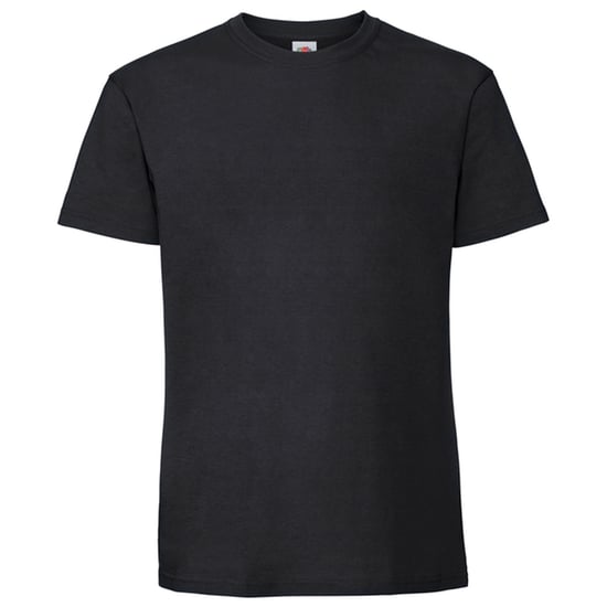 Fruit of the Loom Unisex volwassen iconisch 195 T-shirt (Zwart) - Image 1