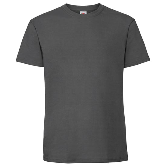 Fruit of the Loom Unisex volwassen iconisch 195 T-shirt (Licht Grafiet Solid) - Image 1