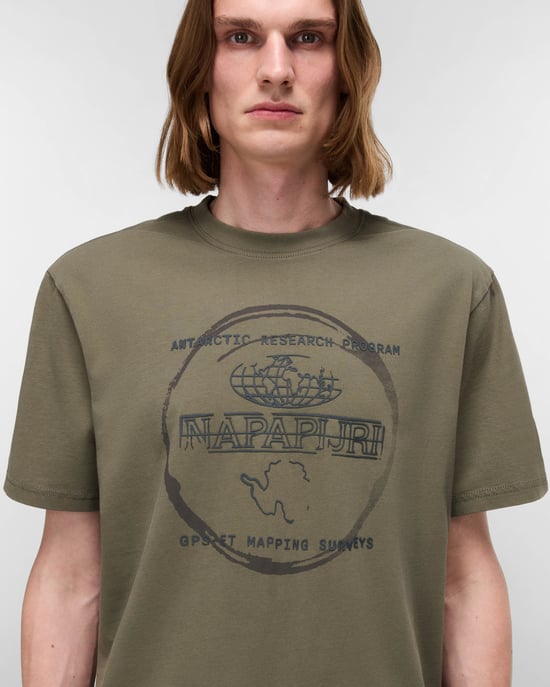 Bald Bald Short Sleeve Short Sleeve T-Shirt in Dark Green - Image 3