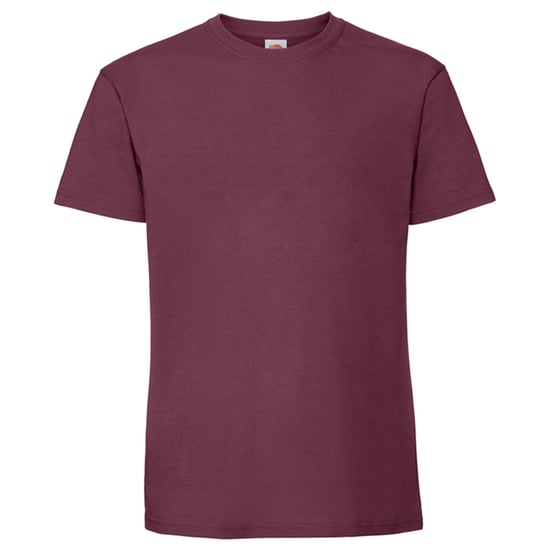 Fruit of the Loom Unisex Adult Iconic 195 T-Shirt (Burgundy) - Image 1