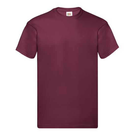 Fruit of the Loom Unisex Origineel Katoenen T-shirt voor volwassenen (Bourgondië) - Image 1