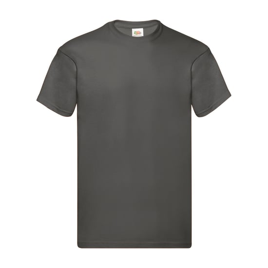 Fruit of the Loom Unisex Origineel Katoenen T-shirt voor volwassenen (Licht Grafiet Solid) - Image 1