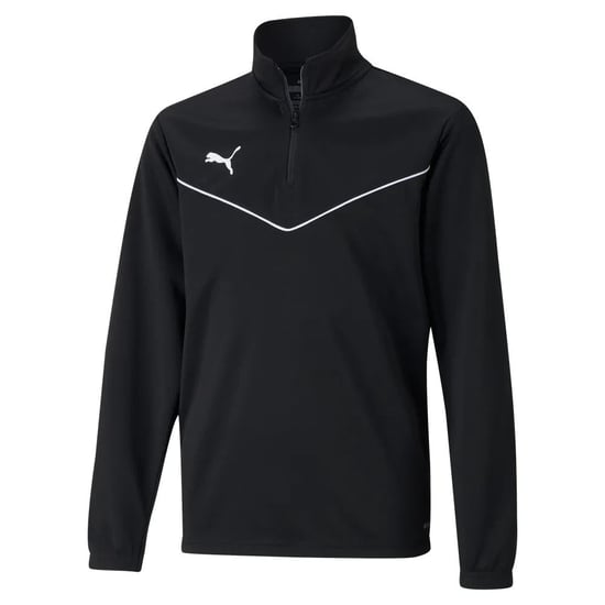 Kids Teamrise Quarter 1/4 Zip Full Tracksuit in Black - Image 2