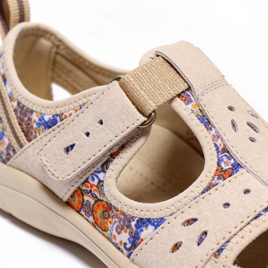 Free Spirit Cleveland Womens Casual Shoes Parchment Multi - Image 4