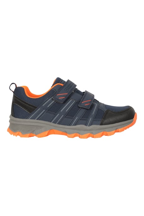 'Cannonball' Kids Walking Shoes with Padded Ankle Support & Toe Bumpers Sneakers Navy - Image 2