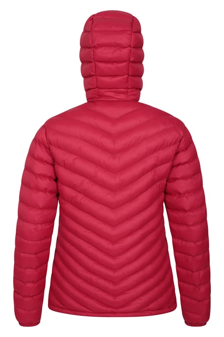 'Seasons' Women's Padded Jacket Water Resistant Winter Coat Dark Red - Image 3