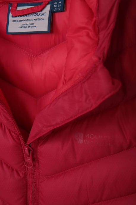 'Seasons' Women's Padded Jacket Water Resistant Winter Coat Dark Red - Image 6