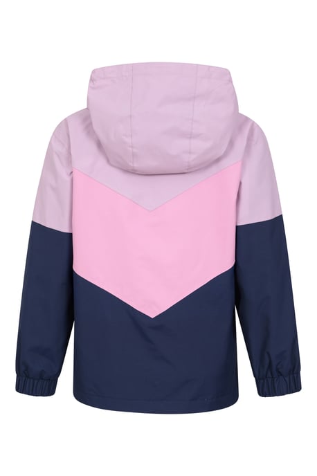 'Lightning' Kids 3 in 1 Waterproof Jacket Inner Fleece Full Zip Hood Winter Coat Blue - Image 3