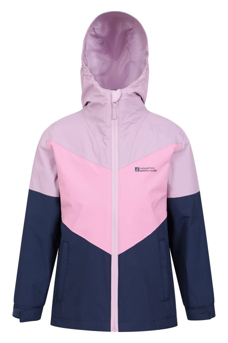 'Lightning' Kids 3 in 1 Waterproof Jacket Inner Fleece Full Zip Hood Winter Coat Blue - Image 5